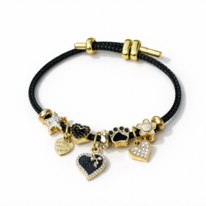 GOLDEN LOVE CHARM BRACELET
