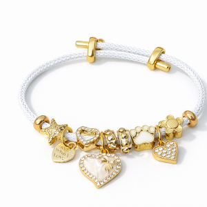 GOLDEN LOVE CHARM BRACELET