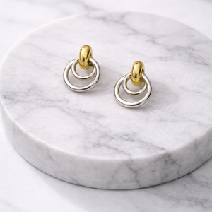 DUO RING EARRINGS
