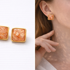 PEACHE GLOW EARRINGS