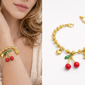 CHERRY CHARM BRACELET