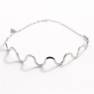 SILVER WAVE CHOKER