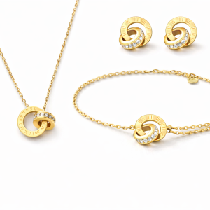 GOLDEN ROMAN CIRCLE SET