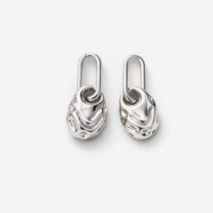 LIQUID METAL DROP EARRINGS