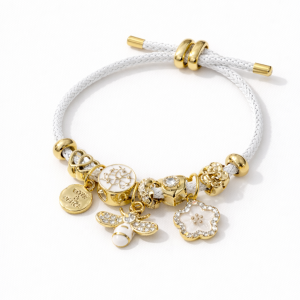 GOLDEN BLOOM CHARM BRACELET