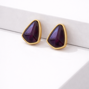 AMBER SHADOW NOIR EARRINGS