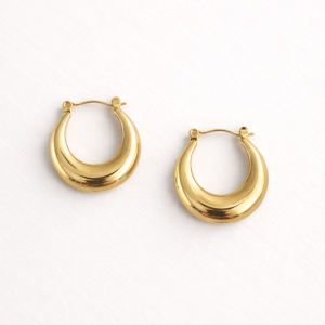 LUMIERE CURVE HOOPS EARRINGS