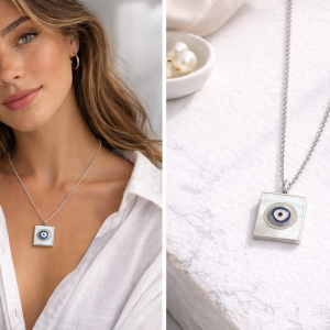AURA EVIL EYE NECKLACE