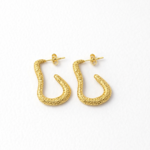 AURELIA GOLD HOOPS EARRINGS