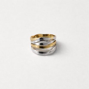 DUO WAVE RING