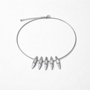SILVER EDGE NECKLACE