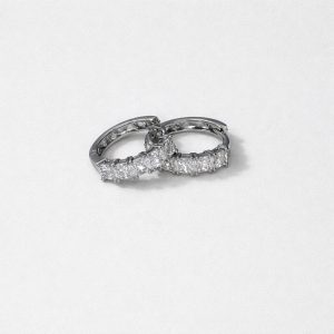 ETERNITY CRYSTAL HOOPS EARRINGS