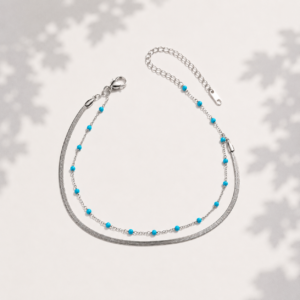 Luna Blue Anklet
