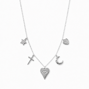 CELESTIA MOON CHARMS NECKLACE