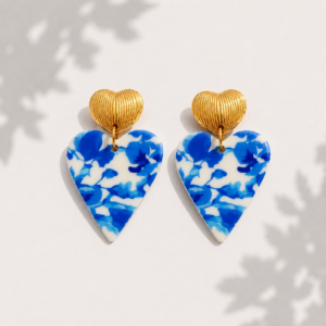 Santorini Heart Earrings