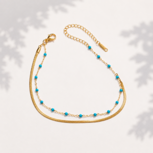 Luna Blue Anklet