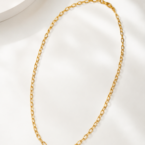 Versa Chain Charms Μακριά Αλυσίδα Διπλής Χρήσης Επιχρυσωμένη