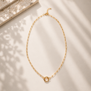 Charm Loop Chain – Επιχρυσωμένη Αλυσίδα Λαιμού για Charms