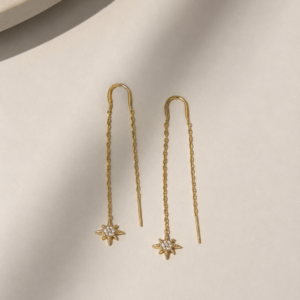 North Star Earrings – Κρεμαστά Σκουλαρίκια Αστέρι